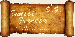 Daniel Franeta vizit kartica